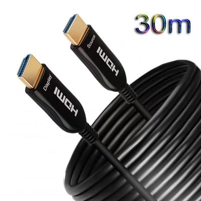 लंबी दूरी के क्रिस्टल क्लियर 4K/8K वीडियो ट्रांसमिशन एचडीएमआई फाइबर ऑप्टिक केबल और सक्रिय ऑप्टिकल एचडीएमआई केबल