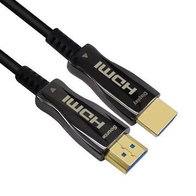 4K 60Hz एचडीएमआई फाइबर ऑप्टिक केबल समर्थित 1080p / 3D / डीप कलर