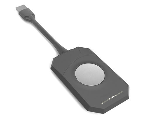 4K वायरलेस HDMI डिस्प्ले एडॉप्टर डोंगल AES CCMP एन्क्रिप्शन और 12V DC पावर सप्लाई के साथ