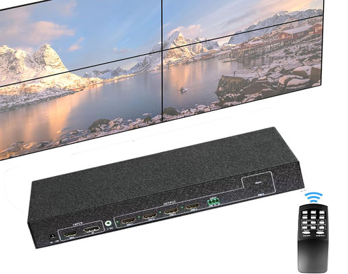 4K 30Hz 2x2 LCD वीडियो वॉल कंट्रोलर मल्टी मॉनिटर स्प्लिसिंग प्रोसेसर