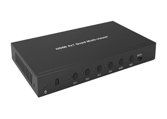 1XHDMI आउटपुट और 1XVGA आउटपुट के साथ 4 इनपुट एचडीएमआई 4K क्वाड मल्टीवीयर