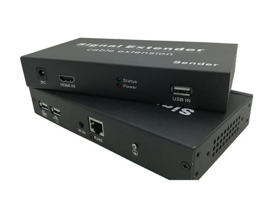 सिंगल Cat5e / 6 केबल के माध्यम से 200m 1080P 4K HDMI KVM USB वीडियो एक्सटेंडर