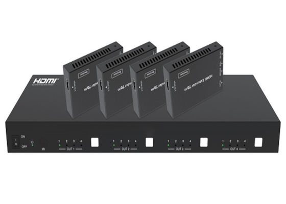 70m Ir Hdbaset मैट्रिक्स 18 जीबीपीएस 4x4 Hdmi2.0 ईथरनेट एडिड का समर्थन करता है