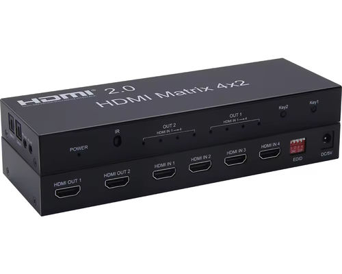 ईआरसी के साथ 8k 4x2 एचडीएमआई मैट्रिक्स स्विचर