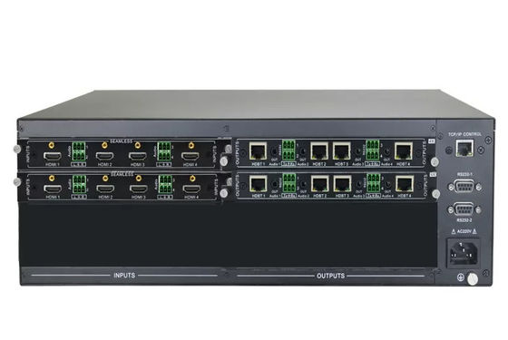 4K30HZ 8x8 8 में 8 आउट एचडीएमआई मैट्रिक्स स्विचर Rs232 नियंत्रण के साथ