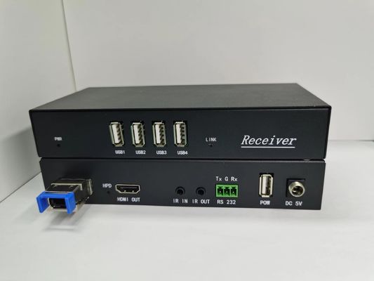 4K 60Hz MPO एचडीएमआई ऑप्टिक केबल आईआर इनपुट/आउटपुट 18Gbps डेटा दर के साथ काला