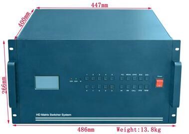 225MHz बैंडविड्थ और ईथरनेट नियंत्रण के साथ आसानी से सुलभ वीडियो मैट्रिक्स स्विचर