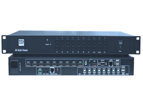 Winlink WL-0901M 9x1 4K HDMI सीमलेस स्विचर मल्टीव्यू और स्केलर के साथ