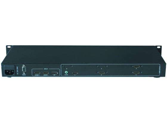 1 इनपुट 4 आउटपुट HDMI1 HDMI2 और DP इंटरफेस के साथ अनियमित वीडियो वॉल कंट्रोलर