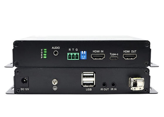 4K HDMI ऑप्टिकल एक्सटेंडर ओवर फाइबर 60Hz HDMI 2.0b& 10KM एलसी इंटरफेस