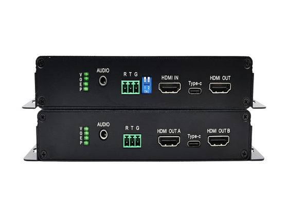 ऑडियो एम्बेडिंग के साथ 4K 60Hz HDMI ऑप्टिकल एक्सटेंडर फाइबर पर HDMI 4K एक्सटेंडर