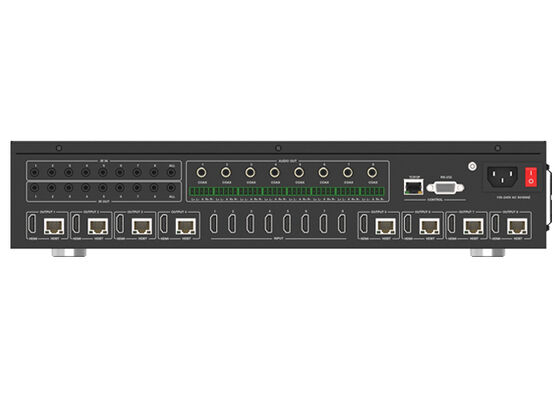 4K604 के साथ VINCAN 8x8 HDBaseT HDMI मैट्रिक्स स्विचरः4पेशेवर एवी प्रतिष्ठानों के लिए वीडियो और पीओसी