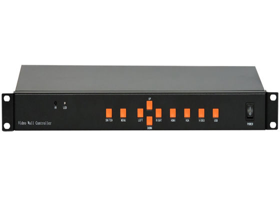 RS232 रिमोट केस की कंट्रोल के साथ IR 3X3 LCD वीडियो वॉल स्प्लिटर कंट्रोलर किट: