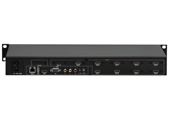 RS232 रिमोट केस की कंट्रोल के साथ IR 3X3 LCD वीडियो वॉल स्प्लिटर कंट्रोलर किट: