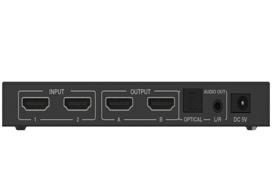 ऑडियो एक्सट्रैक्टर के साथ 18Gbps 2x2 HDMI मैट्रिक्स स्विचर टाइप करें