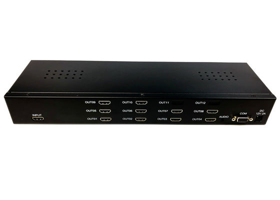 एचडीएमआई 1 इनपुट 9 आउटपुट के साथ 4k * 2k 60Hz 3x3 एचडीएमआई वीडियो वॉल प्रोसेसर