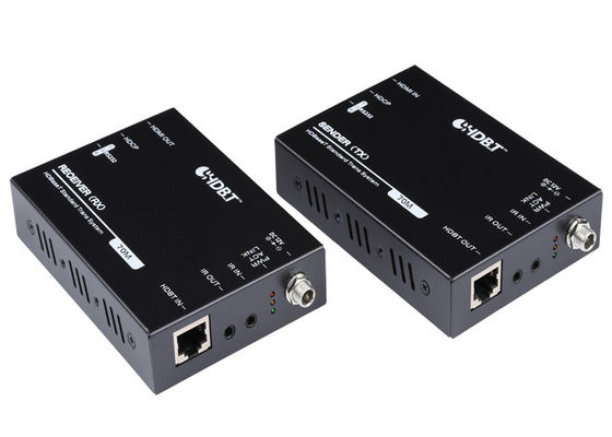 70 मीटर (228 फीट) HDBaseT HDMI 2.0 एक्सटेंडर 4K @ 60Hz 4: 4: 4 के साथ Cat6 पर सेट करें