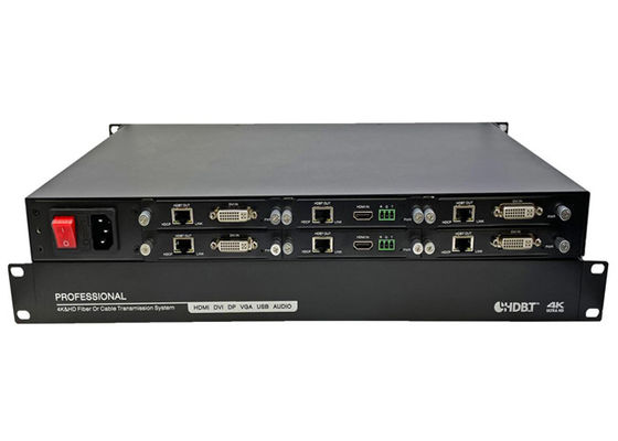 HDBaseT 70 मीटर एक्सेंडर के माध्यम से 6 HDBaseT आउटपुट पोर्ट के साथ अल्ट्रा स्लिम 4K HDMI