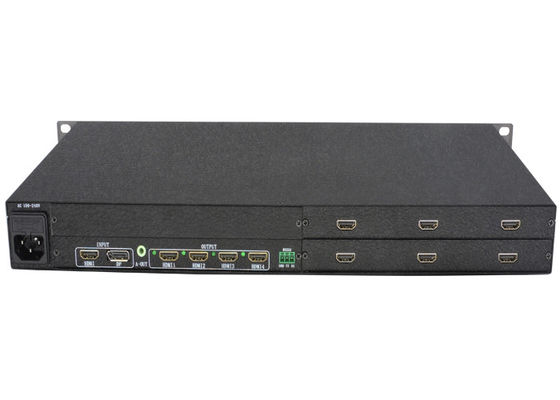 4K 60Hz HDMI 2.0 इनपुट वीडियो वॉल कंट्रोलर छह 1080p आउटपुट 3x2