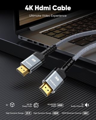4K 60Hz एचडीएमआई फाइबर ऑप्टिकल केबल - लंबी दूरी की एचडीएमआई ट्रांसमिशन