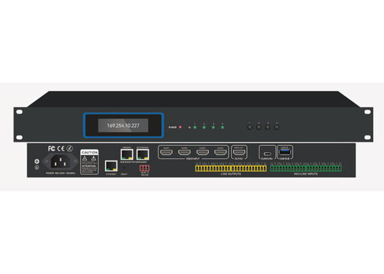 VINCAN MDP सीरीज 4K60 HDMI स्विचिंग, ऑडियो डीएसपी और यूएसबी कॉन्फ्रेंसिंग के साथ एवी प्रोसेसिंग सेंटर