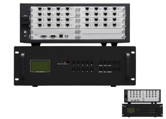 HDBaseT HDMI वीडियो वॉल प्रोसेसर 4x4 4x3 3x4 2x4 16 इनपुट 16 आउटपुट: